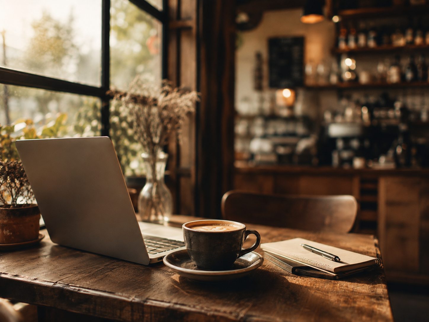 Coffee Shop Kecil yang Jadi Ruang Kerja Kedua